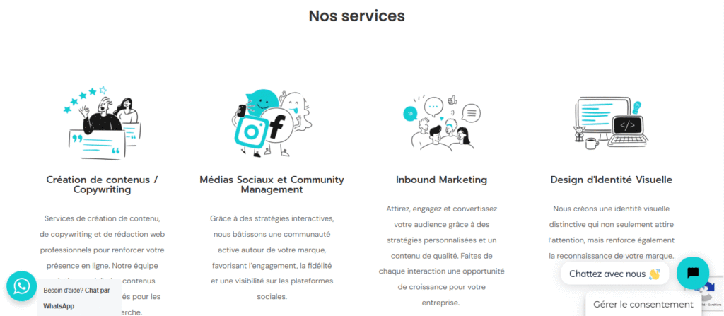 Services de l'agence de marketing digital à Oujda