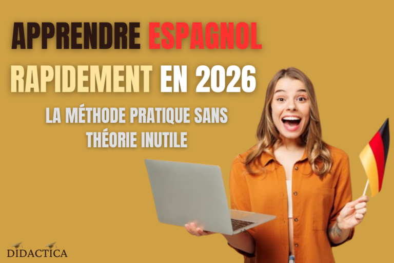 apprendre espagnol rapidement avec une méthode pratique à Oujda